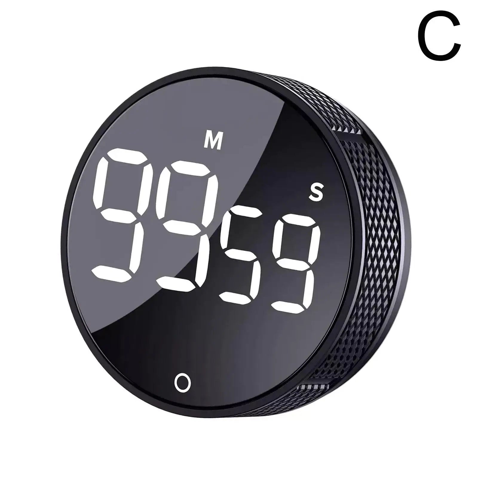 Timelux® Magnetic Digital Kitchen Timer | LED Stopwatch with Alarm for Cooking, Study & Shower Countdown