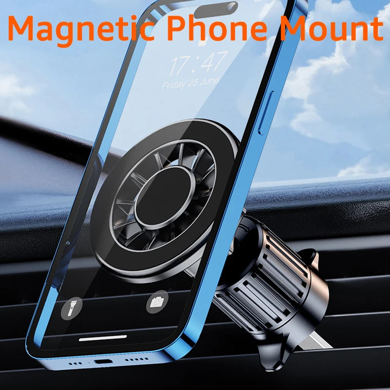Untoom® Magnetic Car Mount | MagSafe Phone Holder for iPhone & Xiaomi Air Vent GPS Brackets