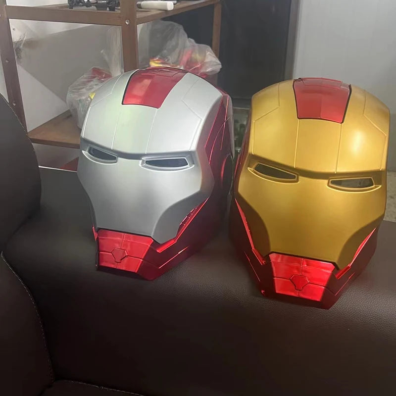 Marvel® Avengers Iron Man Helmet | LED Light-Up 1:1 Cosplay Action Figure