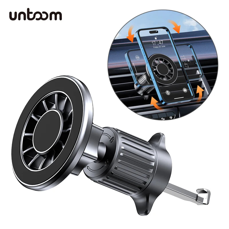Untoom® Magnetic Car Mount | MagSafe Phone Holder for iPhone & Xiaomi Air Vent GPS Brackets