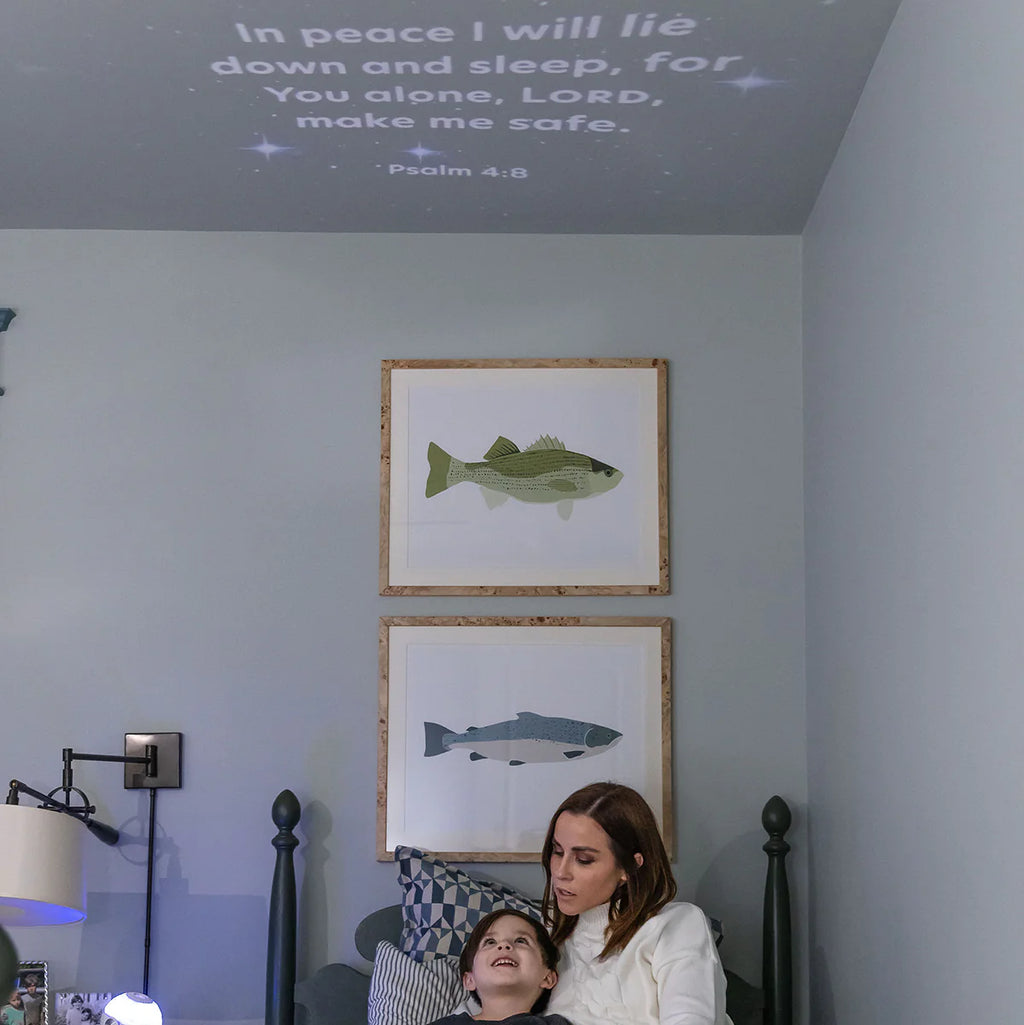 HaloVerse™ Light of Faith Projector Starter Kit – Includes 6 Inspiring Bible Verse Discs for Daily Reflection & Home Ambience